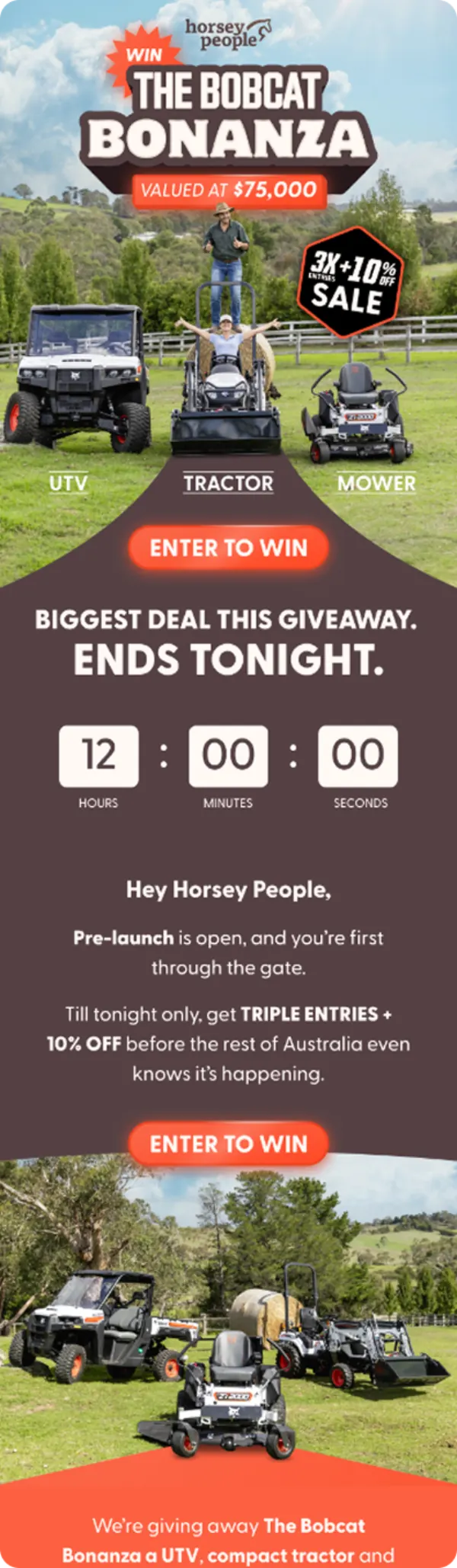 Picos email campaign design