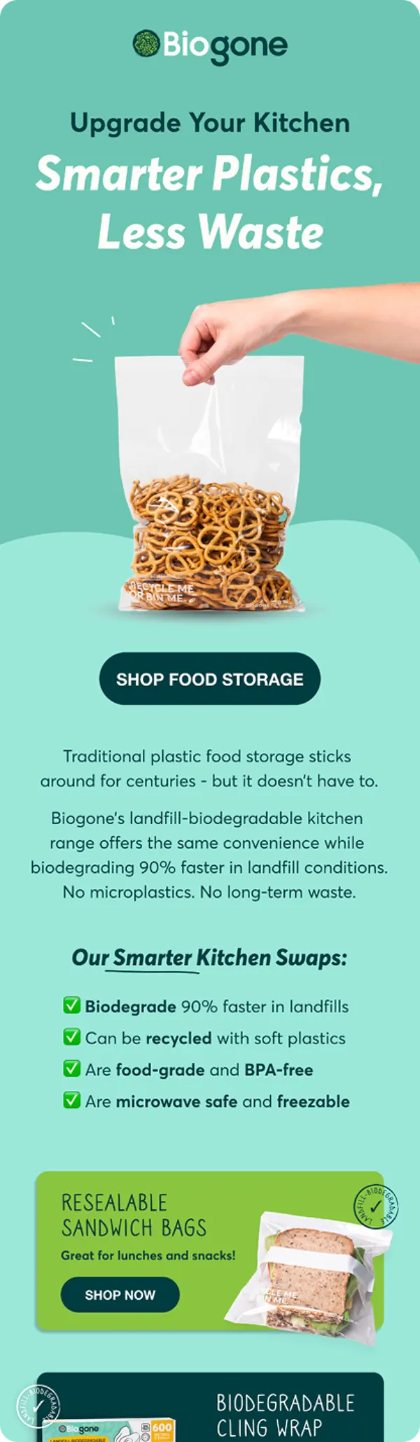 Picos email campaign design