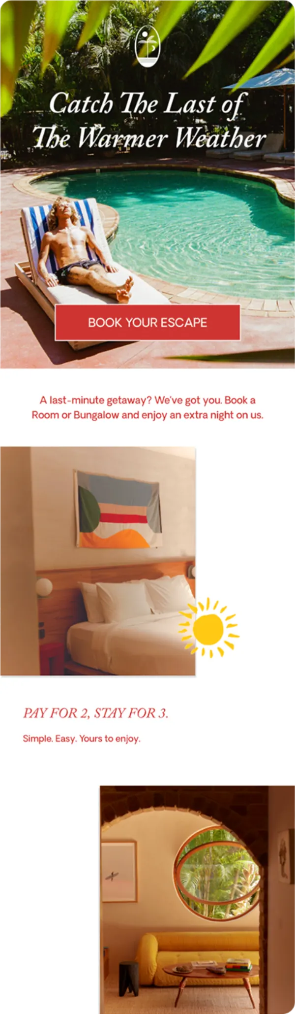 Picos email campaign design